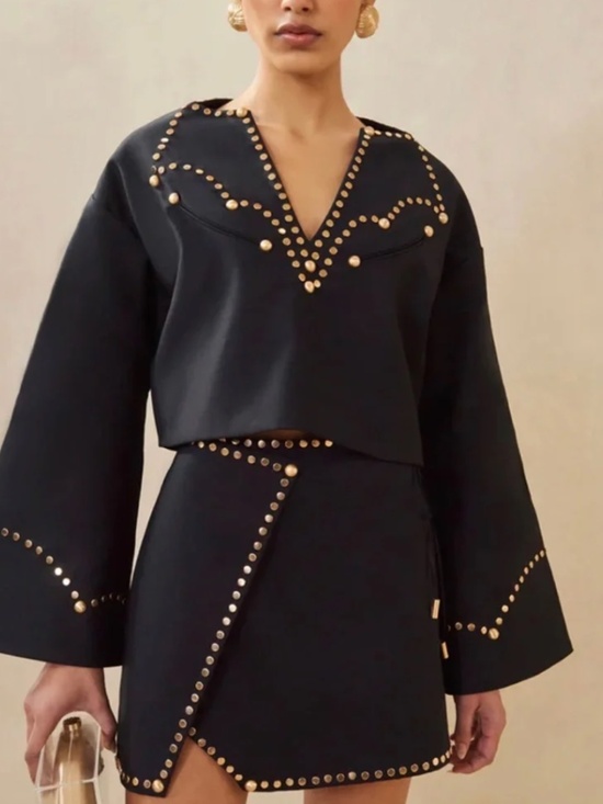 cult gaia Tops - RARE find! Cult Gaia Janessa Studded Top New With Tags! Size Medium
